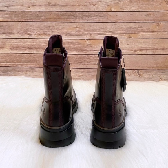 Timberland Malynn EK+ Burgundy Waterproof Leather Boots - Picture 7 of 8